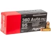 Aguila 380 Auto  ACP  95gr FMJ Handgun Ammo - 50 Rounds