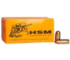 HSM 45 Auto  ACP  230gr RN Handgun Ammo - 50 Rounds