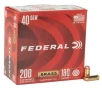Federal Champion Training 40 S W 180gr FMJ Handgun Ammo - 200 Rounds