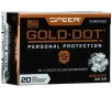 Speer Gold Dot 380 Auto  ACP  90gr HP Handgun Ammo - 20 Rounds