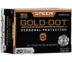Speer Gold Dot 45 Auto  ACP  185gr HP Handgun Ammo - 20 Rounds