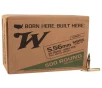 Winchester 5 56mm NATO 62gr FMJLC Rifle Ammo - 500 Rounds