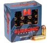 Hornady Subsonic XTP 40 S W 180gr JHP Handgun Ammo - 20 Rounds