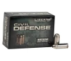 Liberty Civil Defense 40 S W 60gr HP Handgun Ammo - 20 Rounds