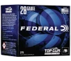 Federal Top Gun 28 Gauge 2-3 4in  7 5 3 4oz Target Shotshells - 25 Rounds