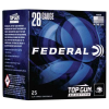 Federal Top Gun 28 Gauge 2-3 4in  8 3 4oz Target Shotshells - 25 Rounds