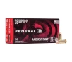 Federal American Eagle 38 Super Auto  P 115gr Jacketed Hollow Point Centerfire Handgun Ammo - 50 Rounds