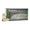 Remington Subsonic 45 Auto  ACP  230gr Flat Nose Enclosed Base Centerfire Handgun Ammo - 50 Rounds