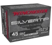 Winchester Silvertip 45  Long  Colt 225gr JHP Centerfire Handgun Ammo - 20 Rounds