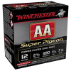 Winchester Ammo AA Super Pigeon 12 Gauge 2-3 4in  7 5 1-1 4oz Upland Shotshells - 25 Rounds -  7 5