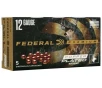 Federal Premium 12 Gauge 2-3 4in  1 Buck Buckshot Shotshells - 5 Rounds