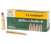 Sellier   Bellot 22 Hornet 45gr FMJ Rifle Ammo - 20 Rounds