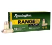Remington Range Clean 380 Auto  ACP  95gr FNEB Handgun Ammo - 50 Rounds