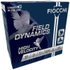 Fiocchi Field Dynamics High Velocity 12 Gauge 3in  5 1-3 4oz Upland Shotshells - 25 Rounds -  5