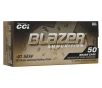 CCI Blazer Brass HP 40 S W 180gr JHP Handgun Ammo - 50 Rounds