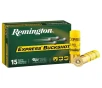 Remington Express Buckshot 20 Gauge 2-3 4in  3 Buck 20 Pellet Buckshot Shotshells - 15 Rounds