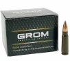 Grom Ammunition 7 62x39mm 124gr FMJ Rifle Ammo - 1000 Rounds