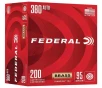 Federal Champion 380 Auto  ACP  95gr FMJ Handgun Ammo - 200 Rounds