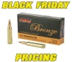 PMC Bronze  223 Remington Rifle Ammo - 55 Grain FMJ-BT - 1000rd Ships Free  