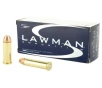 Speer Ammunition Speer Lawman  Training  38 Special  158 Grain  Total Metal Jacket   P  50 Round Box 53750