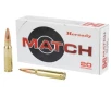 Hornady Match Ammunition  308 Win  168 Grain  Boat Tail Hollow Point  20 Round Box 8097