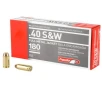 Aguila Ammunition Pistol  40 S W  180 Grain  Full Metal Jacket  50 Round Box 1E402110