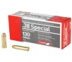 Aguila Ammunition Pistol  38 Special  130 Grain  Full Metal Jacket  50 Round Box 1E382521