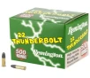 Remington Thunderbolt  22LR  40 Grain  Round Nose Hi-Velocity  500 Round Case