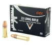 CCI AR-Style  Tactical  22LR  40 Grain  Copper Round Nose  300 Round Box 956