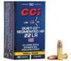 Cci Quiet Segmented 22lr 40gr Hp 50