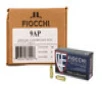 Fiocchi 9mm 115gr FMJ 1 000 Round Case