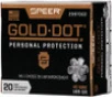 Speer Gold Dot 40sw 165gr - Gdhp 20rd 10bx cs