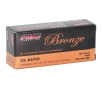 PMC Bronze 25 ACP Auto Ammunition 50 Grain Full Metal Jacket - 25A