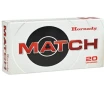 Hornady Match 308 Winchester Ammo 168 Grain Extremely Low Drag Match - 80966