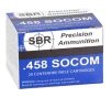 SBR 458 SOCOM Subsonic Ammo 550 Grain Full Metal Jacket - SL45858
