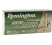 Remington Premier Match 308 Winchester Ammo 168 Grain Hollow Point Boat Tail - RM308W7
