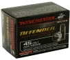 Winchester PDX1 Defender 45 Long Colt Ammunition 225 Grain Bonded Jacketed Hollow Point - S45CPDB