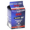 CCI Clean 22 Long Rifle Ammunition 45 Grain Suppressor Lead Round Nose - 980CC