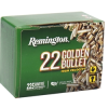 Remington Golden Bullet 22 Long Rifle Ammunition 36 Grain High Velocity Copper Plated Hollow Point - 1622E
