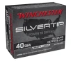 Winchester Silvertip 40 S amp W Ammo 155 Grain Jacketed Hollow Point - W40SWST