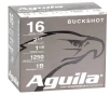    Aguila High Velocity 16 Gauge Ammunition 2 3 4 quot  1 1 8 oz  1 Buckshot 12 Pellets - 1C1601BA