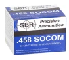 SBR 458 SOCOM Ammunition 550 Grain Full Metal Jacket - SL45858