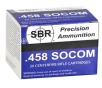 SBR 458 SOCOM Subsonic Ammunition 450 Grain Full Metal Jacket - SL45850