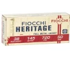 Fiocchi Heritage 38 S amp W Short Ammo 145 Grain Full Metal Jacket