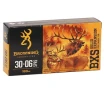 Browning Ammunition Browning BXS 30-06 Springfield Ammunition 180 Grain Solid Copper Polymer Tip Lead Free - B192430061