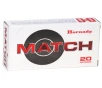 Hornady Match 22 Advanced Rifle Cartridge  22 ARC  Ammo 88 Grain ELD Match Polymer Tip - 81543