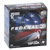 Federal Top Gun Wounded Warrior 12 Gauge Ammunition 2-3 4 quot  1-1 8oz  8 Shot 461 Pellets 250 Rounds - TGL12US8