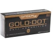 Speer Gold Dot 40 S amp W Ammo 165 Grain Jacketed Hollow Point - 53970