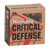 Hornady Critical Defense 9mm Luger Ammunition 115 Grain Flex Tip Expanding - 90250
