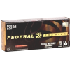 Federal Gold Medal Berger 223 Ammo 73 Grain Berger Boat Tail - GM223BH73